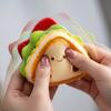 Cartoon Sandwich Shaped Toy Slow Rising Stress Relief Squeeze Toy for Kids and Adults Gift Decoration