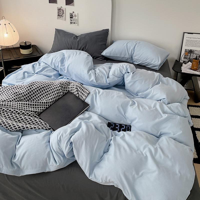 4-piece Cotton Bed Sheet Quilt Cover Student Dormitory Cotton Bed Hats Bedding