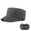 Summer Hat Men's Flat Top Hat Outdoor Mountaineering Cap Mesh Breathable Cap