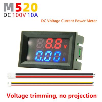DC 0-100V 10A Digital Voltmeter Ammeter Car Motocycle Voltage Current Meter High Precision Amp Volt Tester Digital Volt Meter