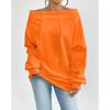 Neues Damen Locker und Lässig Kordelzug Schulterfrei Einseitig schulterfrei Top