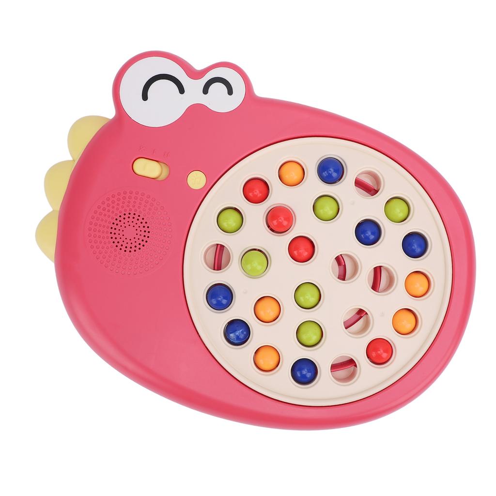 Children Chopstick Learning Toy Dinosaur Board Beads Game Color Sorting Toy for Early Education