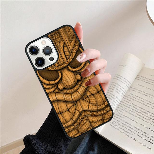 Polynesian  Maori Tribal Samoan Pattern Tattoo Phone Case Cover For iPhone 17 Air 15 16 14 13 12 Pro Max 11 Pro Max Plus
