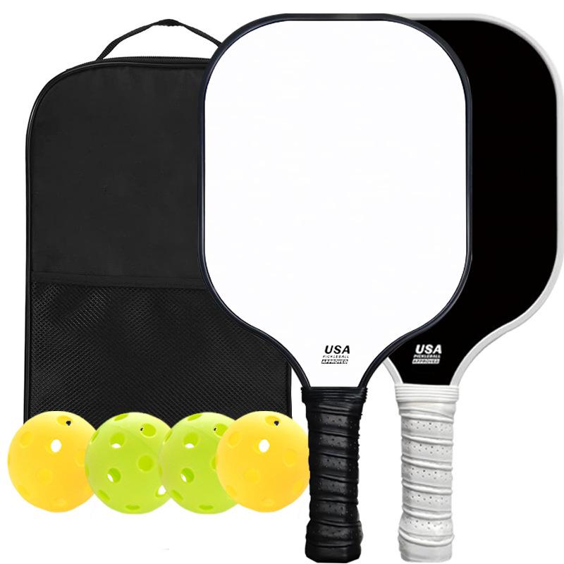 Cross-Border Hot Fiberglass Pickleball Paddle: Stylish Outdoor Leisure Sports Set with Honeycomb
