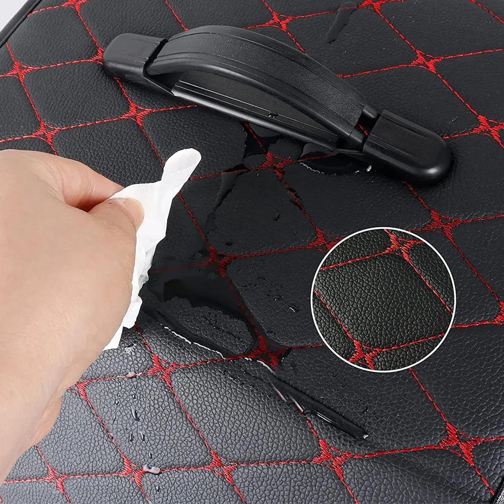 1Pc Universal Multipurpose Collapsible Car Trunk Storage Organizer with Lid Portable Car Storage Bag Car Trunk Organizer