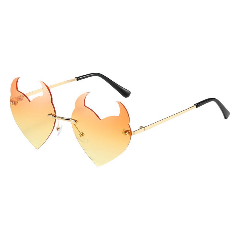 Trendy Stylish Irregular Sunglasses For Parties And Festivals With Uv380 Protection