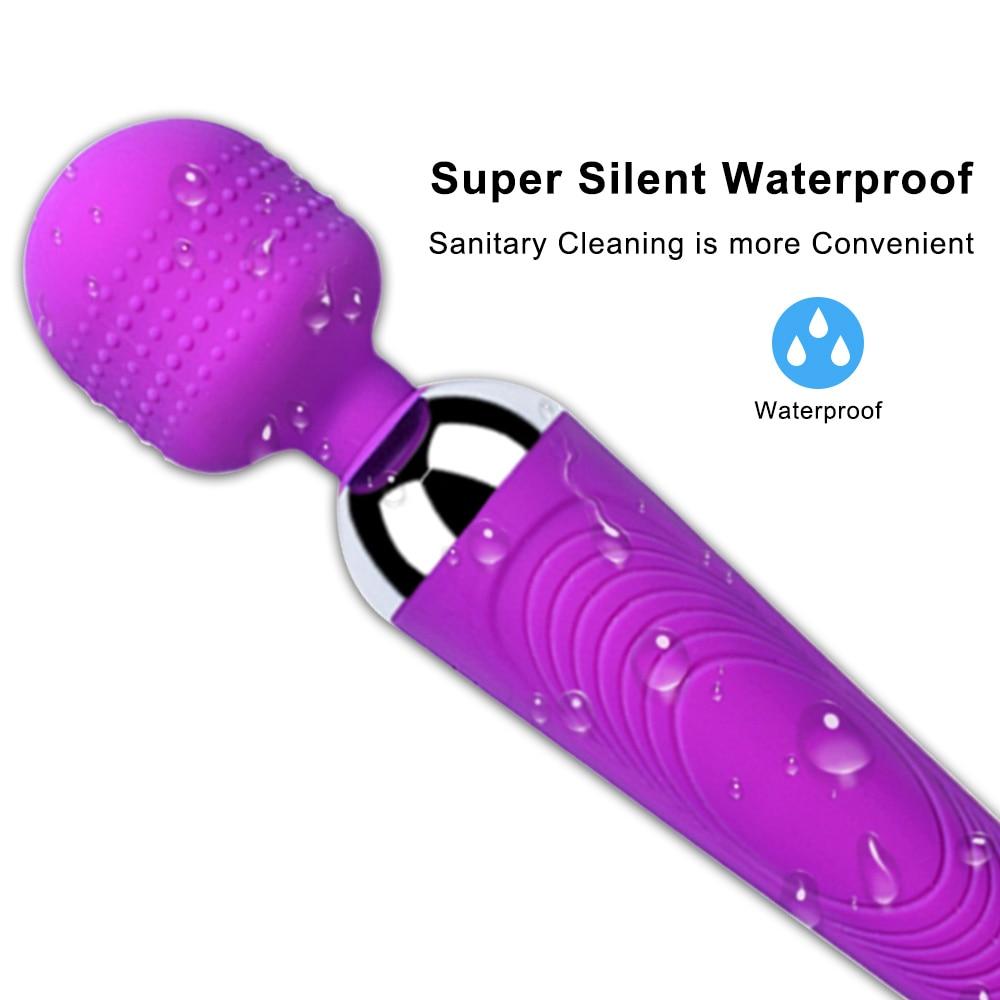 10 Speed Clitoris G Spot Stimulator Dildo Vibrator for Women Big Magic Wand Massager Vibrators