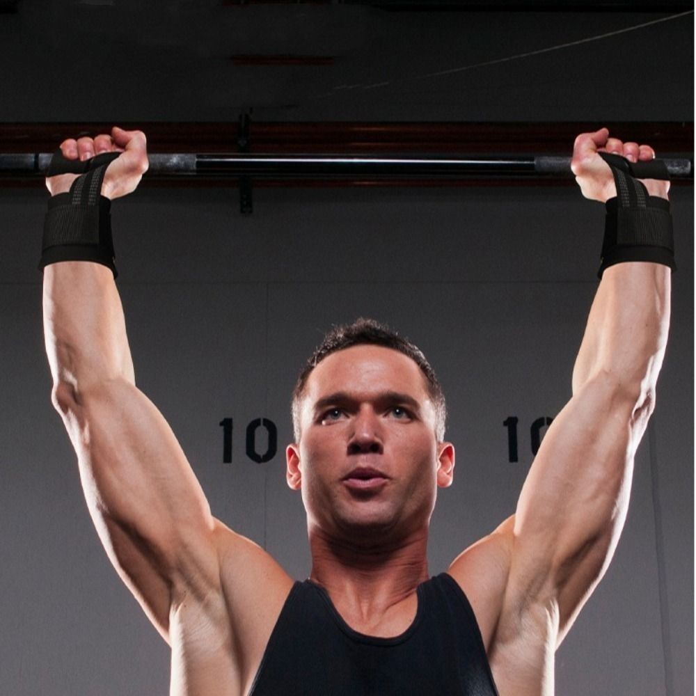 Wear-resistant Weightlifting Wrist Strap Non-slip Sports Grip Band Fitness Lifting Strap  Gym