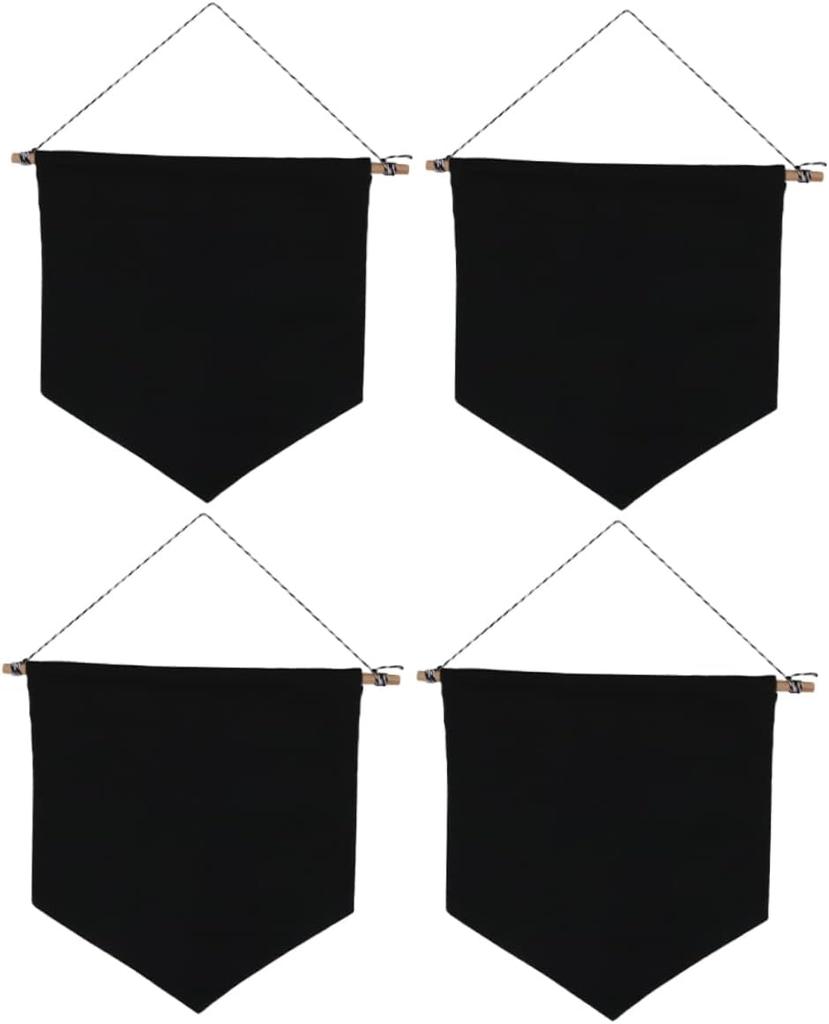 1/4 Stück Anstecknadel & Brosche Display-Banner, Nordische Minimalistische Baumwoll-Hängeflagge für die Wand, Organizer und Sammler-Vitrine