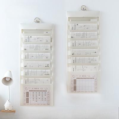 A4 Hanging Organ Folder, Multi Layer Student Handheld File Bag, Paper Sorting