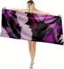 1 Stück Handtuch Nieder Pferd Blumen Malerei Kunst für Familie Freunde Schnelltrocknendes Strandhandtuch Für Yoga Tourismus Strand GYM Camping Schwimmen