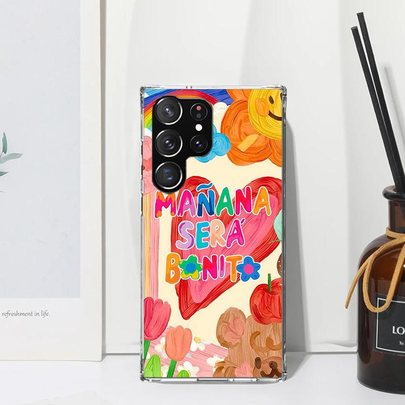 Karolg M-Manana Sera B-Bonito Phone Case For Samsung Galaxy S26 S25 Edge S24 FE S23 S22 Ultra S21 Plus S20 + Art Fundas Back Cov