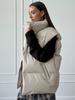 Women Autumn Winter Vests Stand Collar Loose Warm Vest Cotton-padded Coat Casual Women's Jackets Outerwears