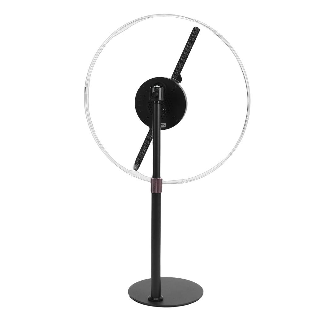 3D-Hologramm-Ventilator mit Abdeckung 12,59 Zoll 3D-Holografischer Ventilator-Projektor Werbedisplay mit Fernbedienung 234 LED-Perlen