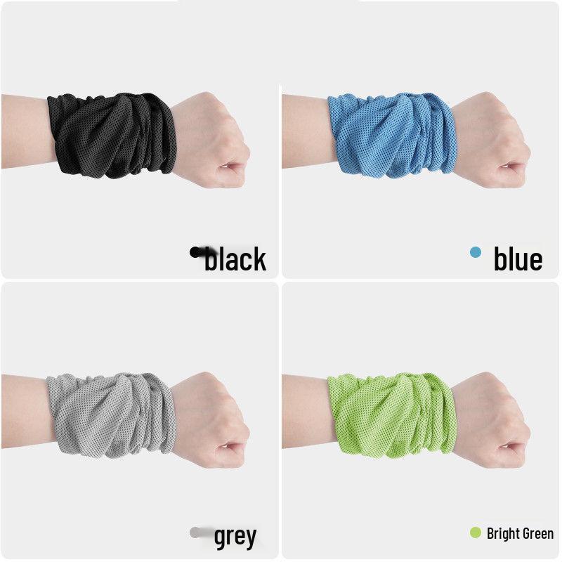 Cooling Sweat-Absorbing Wristband for Sports - Summer Lightweight, Non-Woven Sleeve for Men & Women