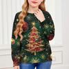 Christmas Day Sweatshirts For Children Boys And Girls Knit Sweater Cute Shirt Fall Crewneck Pullover Tops