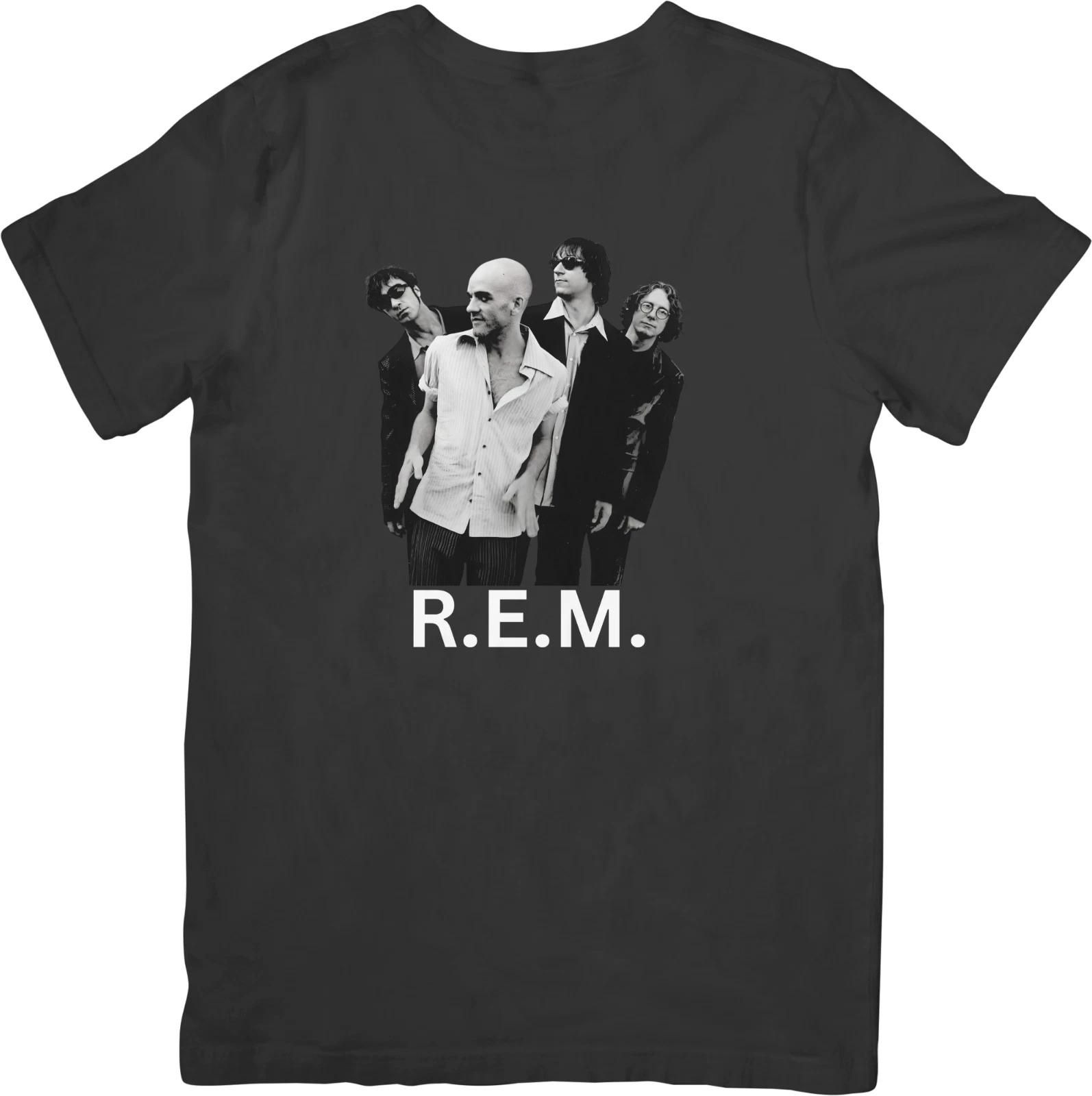

R.E.M.80S Rock Music Unisex Fit suitable for Men & Women Quality Cotton T-Shirt L