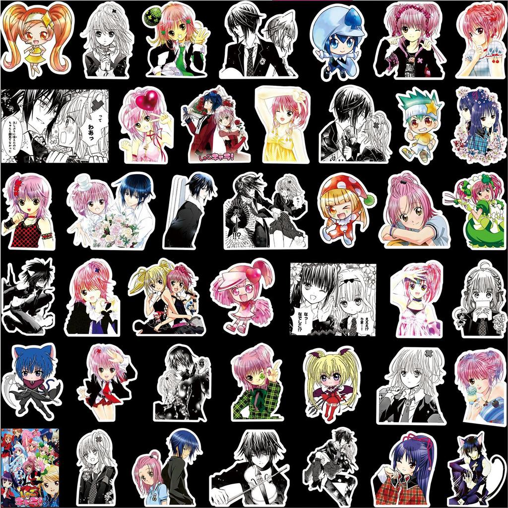 82Pcs Shugo Chara! Stickers Anime Character Graffiti Diy Guitar Refrigerator Phone Laptop Suitcase Water Cup Skateboard