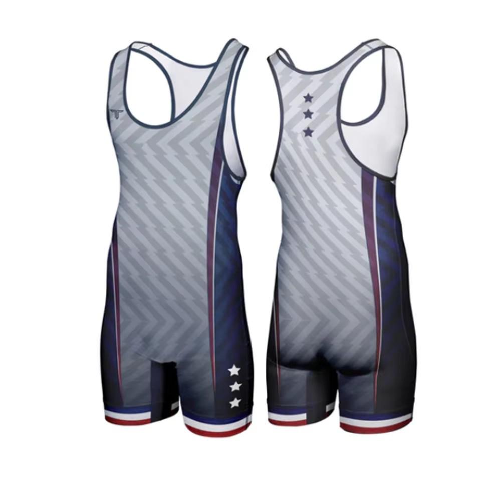 

Унисекс костюм для борьбы и тяжелой атлетики быстросохнущий дышащий L