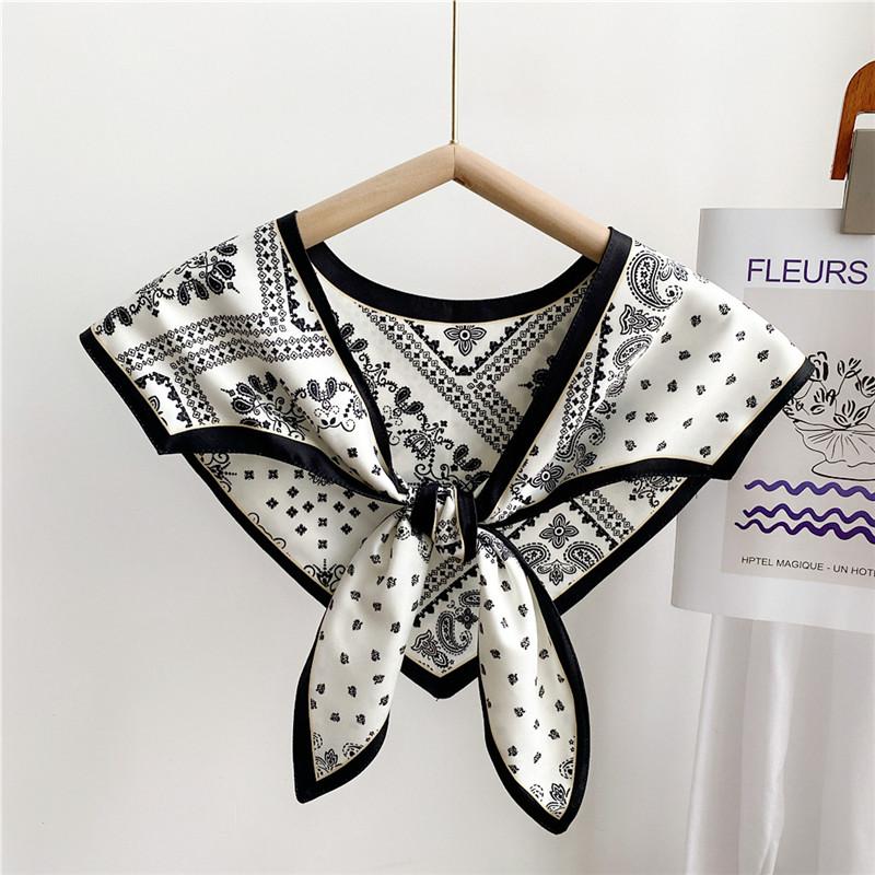 Triangle Over Shawls Scarves Shirt T-shirt Shoulder Fake CollarsVest  Scarf Sleeveless Jacket Shawls Detachable Collar for Women