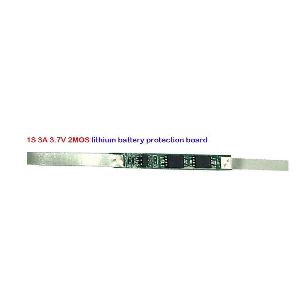 BMS 1S 3.7V 2A 1MOS/3A 2MOS /6A 4MOS/7.5A 5MOS/9A 6MOS 18650 Li-ion Li-ion Battery Protection Board Module with Nickel Strip