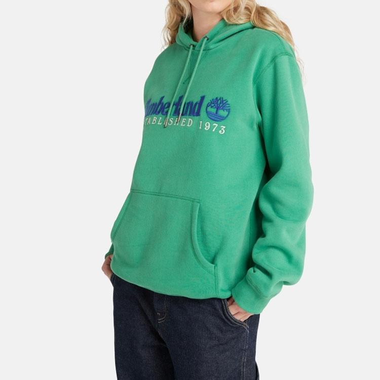 Timberland 50th Anniversary Special Series Hoodie Letter Long Sleeve Sweatshirt Unisex Sweatshirt Celtic-Green A2E2C-ED3