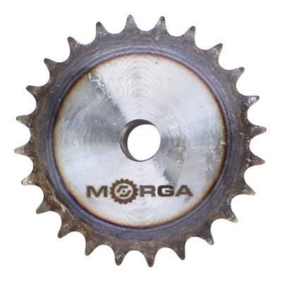 Hardened Chain Sprocket with Flange, Hub 06B-1 (R1 3/8) Z-24 Outer Diameter 76.7 MORGA
