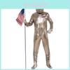 Premium Halloween Performance Costume For Men Featuring Stunning Silver Accents For Game Theme Events