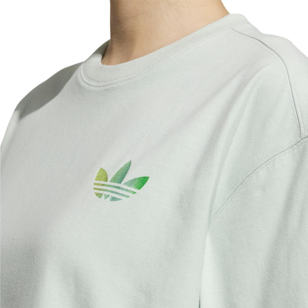 (WMNS) Adidas Originals Short Sleeve T-Shirt 'Green' Women's IK8627