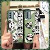Back Cover Silicone Phone Case For Nokia G22 Dirt-resistant Ring Soft case Cute Panda Waterproof Kickstand Durable