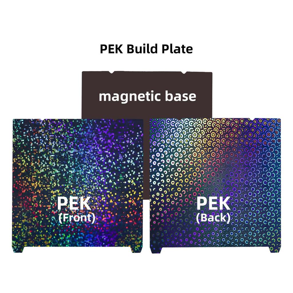 Für Ender 3 V3 SE 235x235mm Texturiertes PEI Glattes PEO PET PEF Blech Federstahl Bauplatte Für Creality K1/ Ender3 V3-SE/S1 Pro.