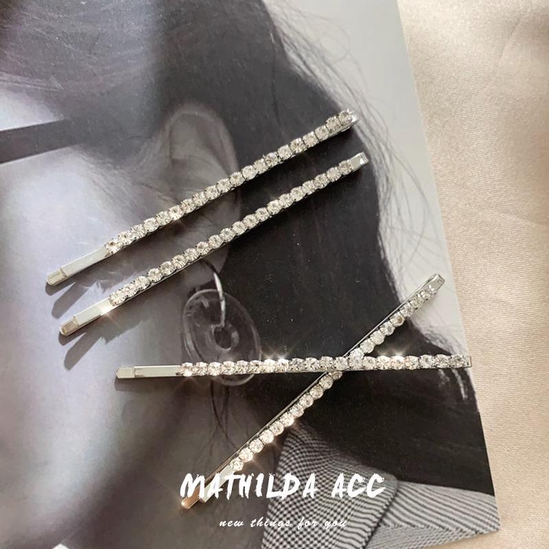 Jennie Rhinestone Hairpin - Side Clip Hair Accessory for Girls