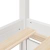 Vidaxl Bed Frame Without Mattress, White, 180X200 Cm, Solid Pine Wood