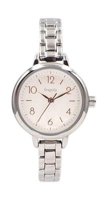 Fragola Standard Form Metalluhr Silber [Folgen] N02421S-2 SV/SV Damen