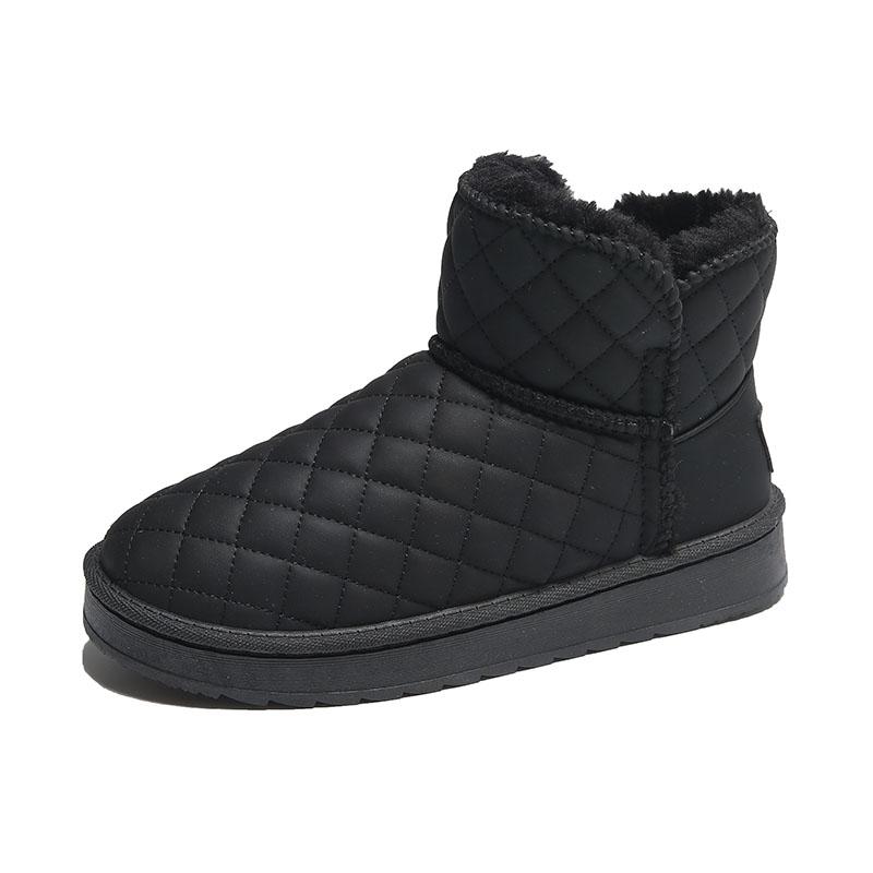Winter Women'S Platform Snow Boots Fashion Thick-Soled Fleece-Lined Cotton Shoes For Woman Comfort Warm High-Top Boots For Women