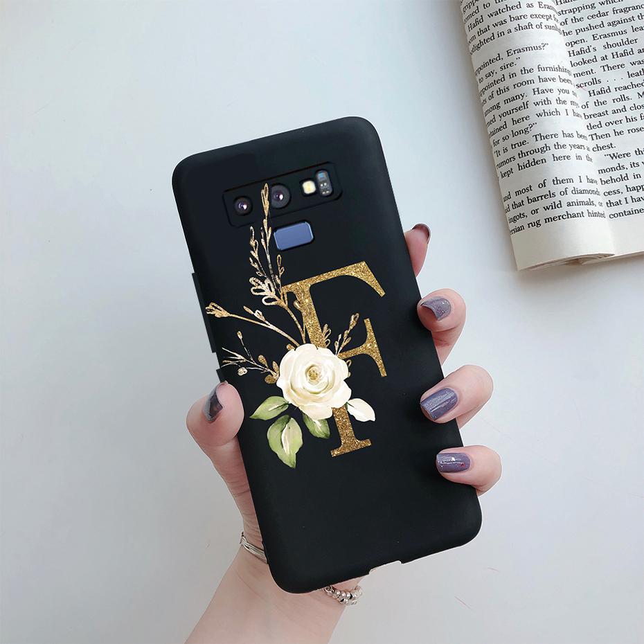 Case For Samsung Galaxy Note 9 Case Silicone TPU Bumper Shockproof Cute Letters Cover For Samsung Galaxy Note9 N9600 N960F Case