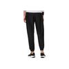 Li Ning Fitness Series Solid Color Reflective Loose Knit Sports Pants Women Pants Black AKYT080-2