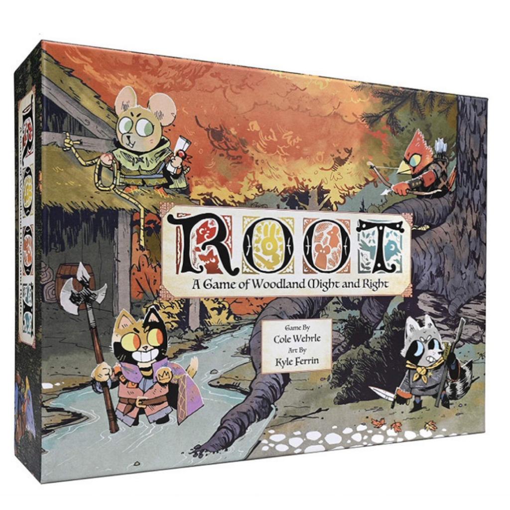 Basis-/Erweiterungsversion: Root Leder Brettspiel Familie Strategie Karte Flussvolk Unterwelt