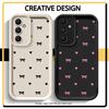 INS Корейський милий чохол-бампер з серцем та бантом для Samsung Galaxy A35 A36 A51 A73 A71 A72 A15 A16 A26 A32 A53 A54 A23 A34 A12