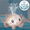 Baby Bath Toys Spray Water Shower Toys for Kids Electric Octopus Whale Bath with LED Light  Automatic Sensing Squirting Water