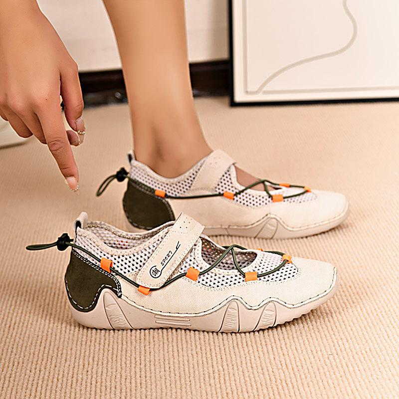 2025 Mom Shoes Mary Jane Sandals Women's 2025 Women's Shoes Outdoor Casual Shoes Summer Breathable Mesh Shoes