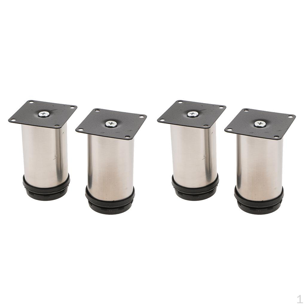 

Высота 10 см Мебель из нержавеющей стали Кухонные ножки Ножки 2-дюймовые Круглые Шкафы, Диван, Столы, Упаковка из