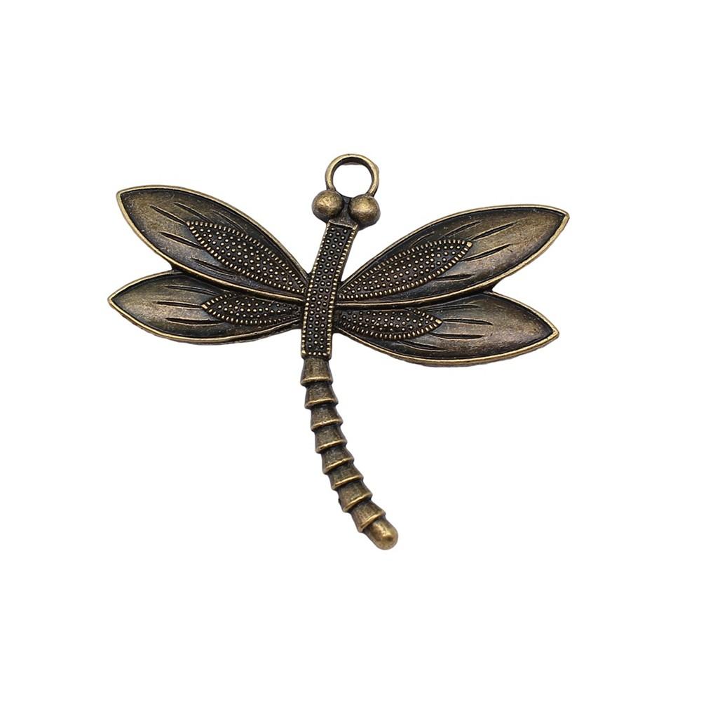 Dragonfly Charms Vintage Alloy Pendants For Insect Themed Handmade Jewelry Supplies
