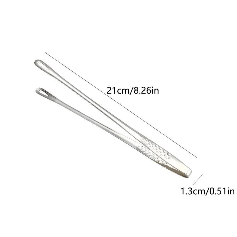 1PC Korean Barbecue Clip 304 Stainless Steel Barbecue Clip Kitchen Extended Food Ffood Clip Barbecue Shop Special Steak Utensils