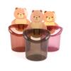 Home Bathroom Toothbrush Holder Wall Mount Suction Cup Toothpaste Storage Rack