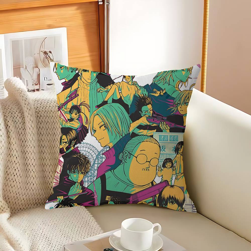 Popular Japanese Anime SAKAMOTO DAYS Pillow Gift Home Office Decoration Bedroom Sofa Car Cushion Cover Case 45x45
