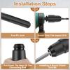 Electric Drill Adapter SDS Max To SDS Plus Sturdy 40Cr Steel Drill Chuck Conversion Tool SDS Max To SDS Plus Drill Converter