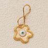 Colorful Natural Stone Zircon DIY Pendants with Gold Plating - European & American Fashion Jewelry