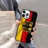 Germany Flag Banner Phone Case Cover for iPhone 17 Air 16 16e 15 13 14 11 12 Pro Max Max Plus  coque fundas Shell