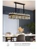 High-End Crystal Chandelier for Modern Spaces - Black, Luxury Lighting for Living Room, Bedroom, Bar, Restaurant, or Villa